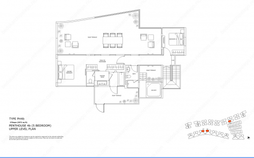 Archipelago Type PH4b - Penthouse 4b (5 Bedroom, Upper Level)